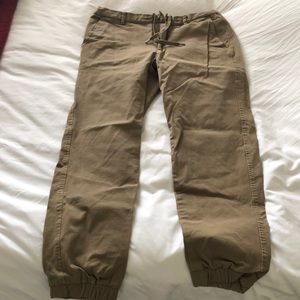Khaki size Large joggers
